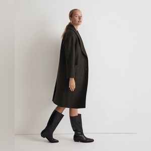 Madewell Carlton Coat in Houndstooth